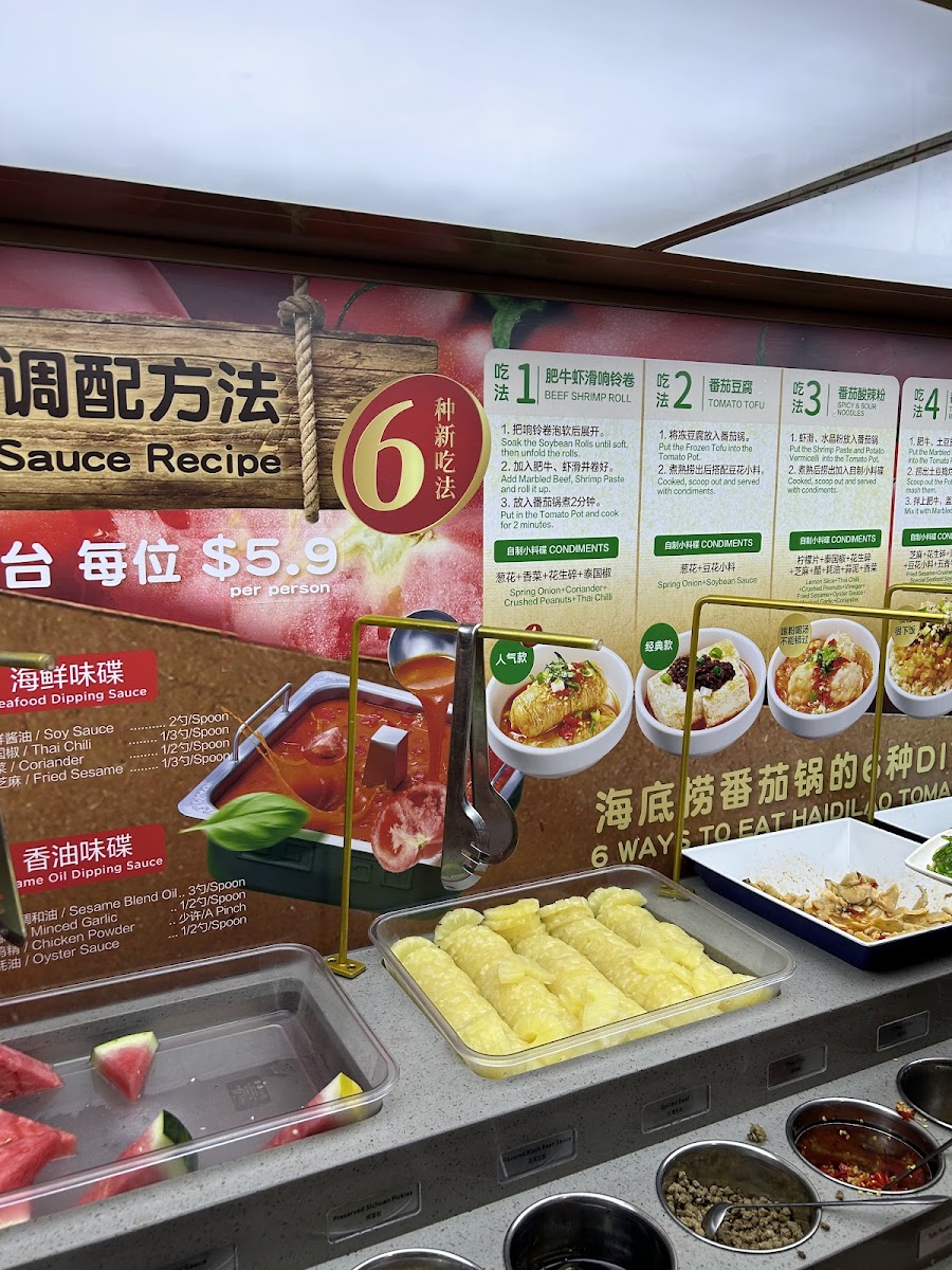 Menu Haidilao Hotpot Box Hill-7